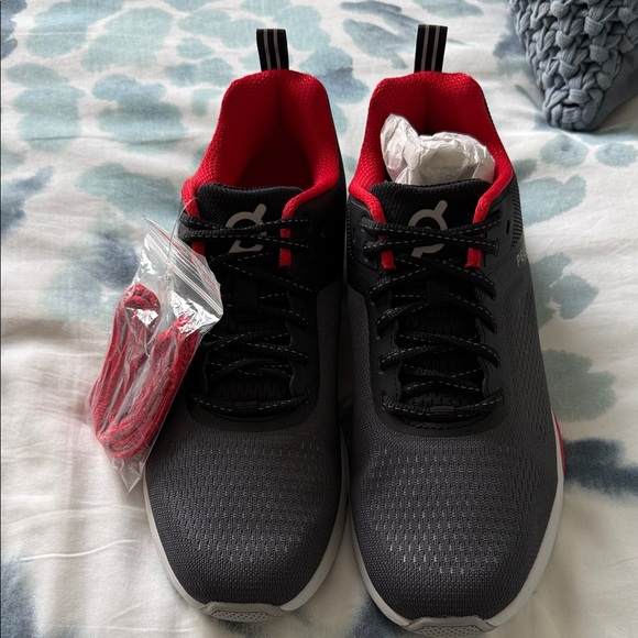 Peloton Black and Red Men's Sneakers - Picture 1 of 5